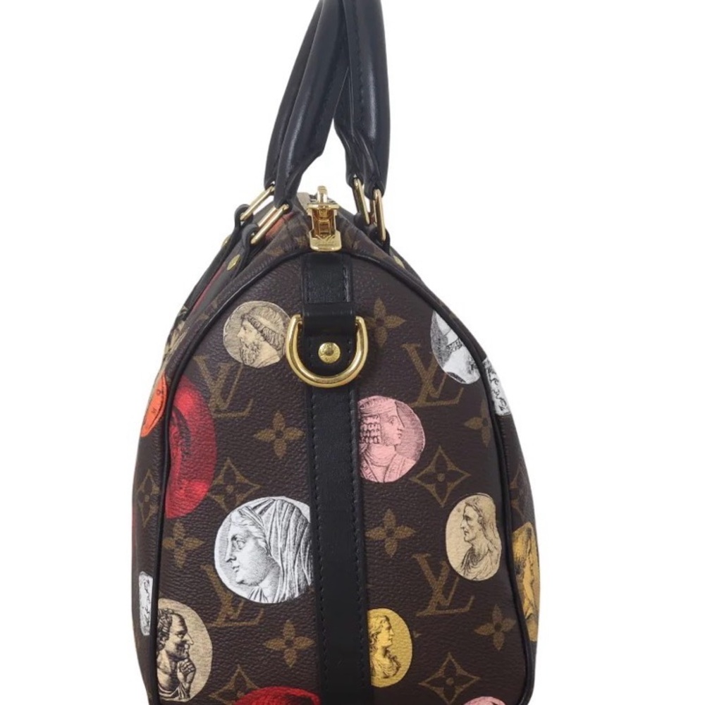Louis Vuitton x Fornasetti Cameo speedy Bandouliere 25 like new - Picture 7 of 13